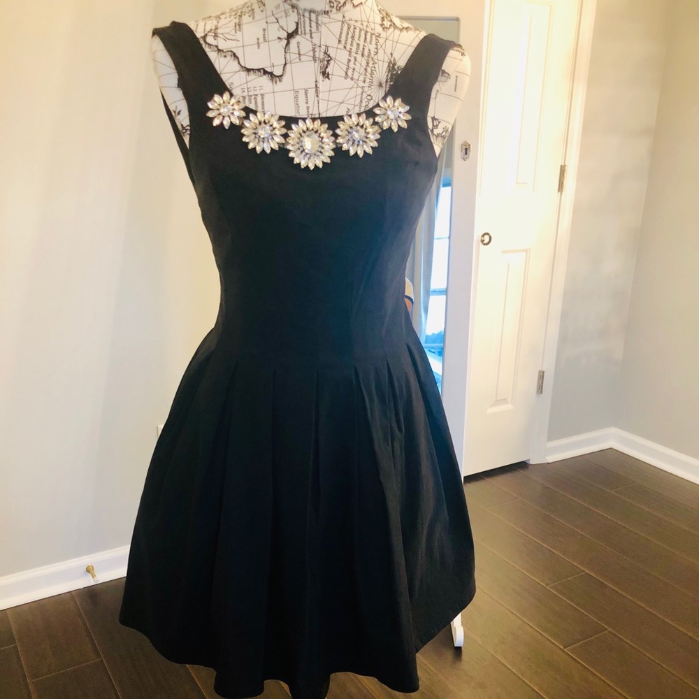 Gracia Little Black Cocktail Dress NWOT